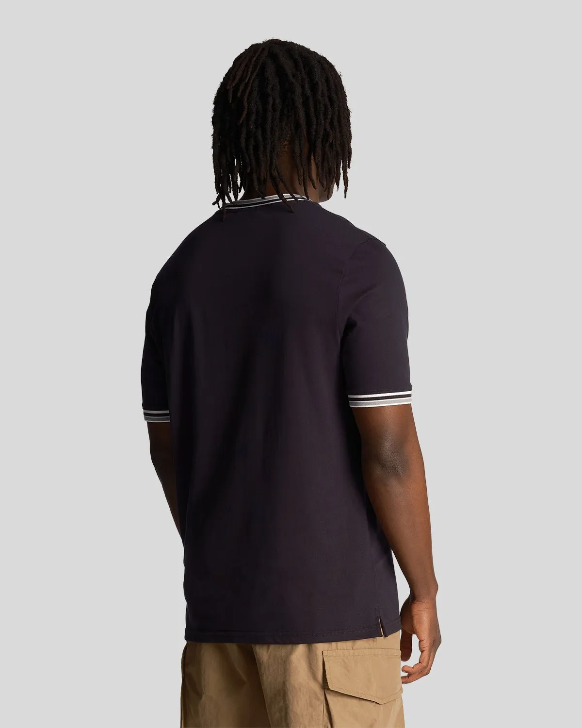 Embroidered Tipped T-Shirt sold by Lyle & Scott product image thumbnail 3