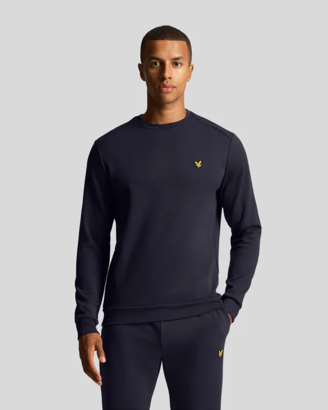 Sports Crew Neck Fly Fleece Jumper sold by Lyle & Scott