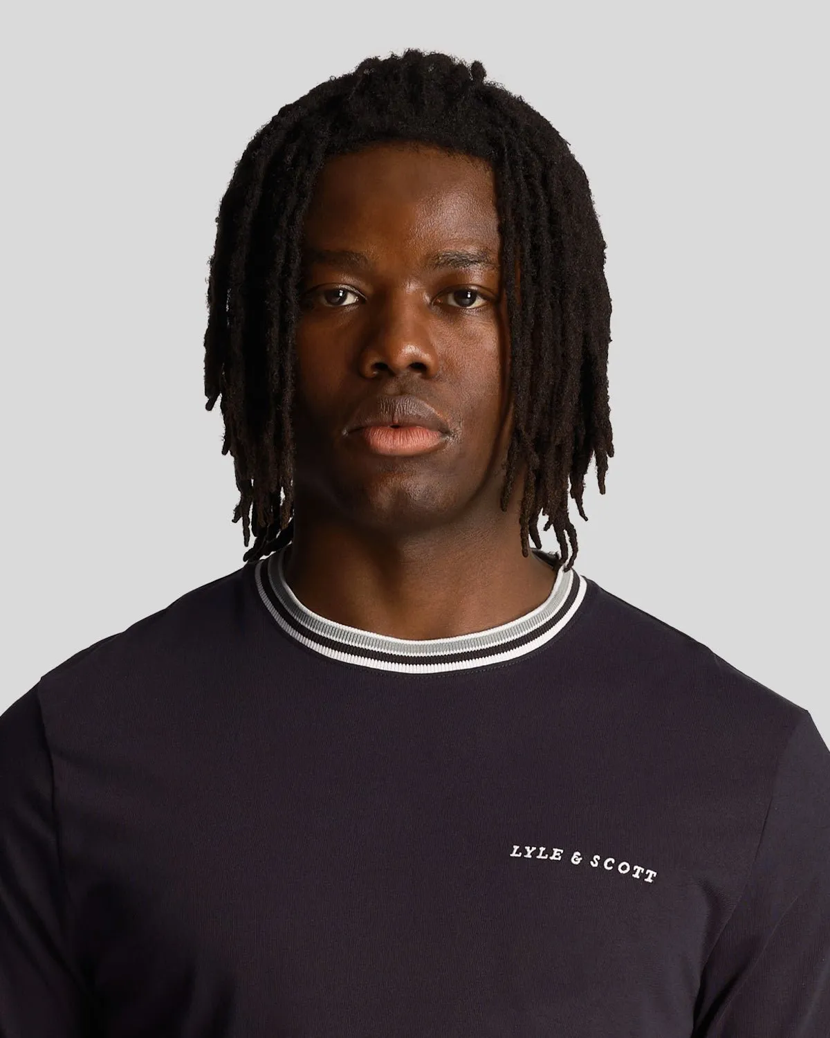 Embroidered Tipped T-Shirt sold by Lyle & Scott product image thumbnail 4