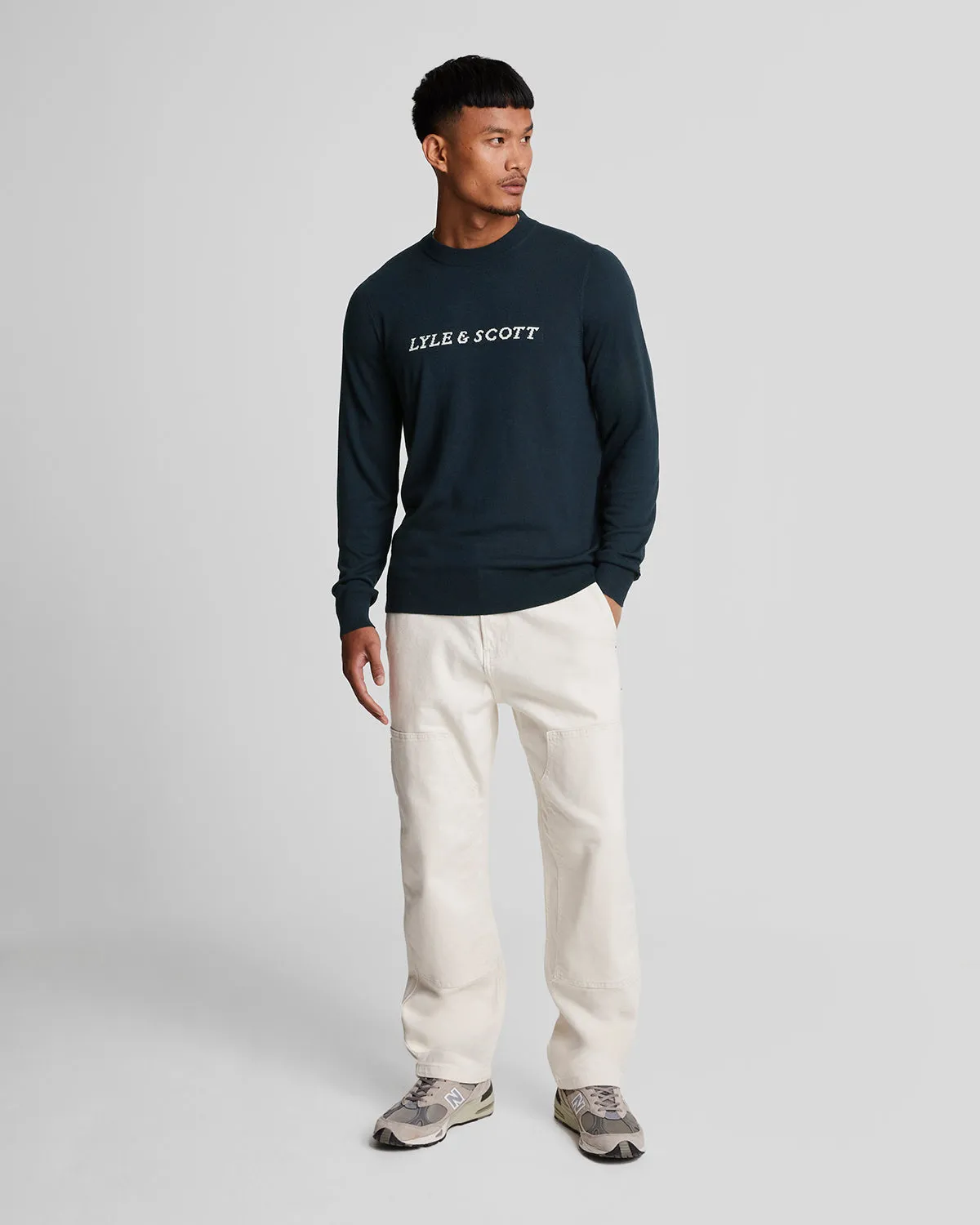 Script Jacquard Jumper sold by Lyle & Scott product image thumbnail 2