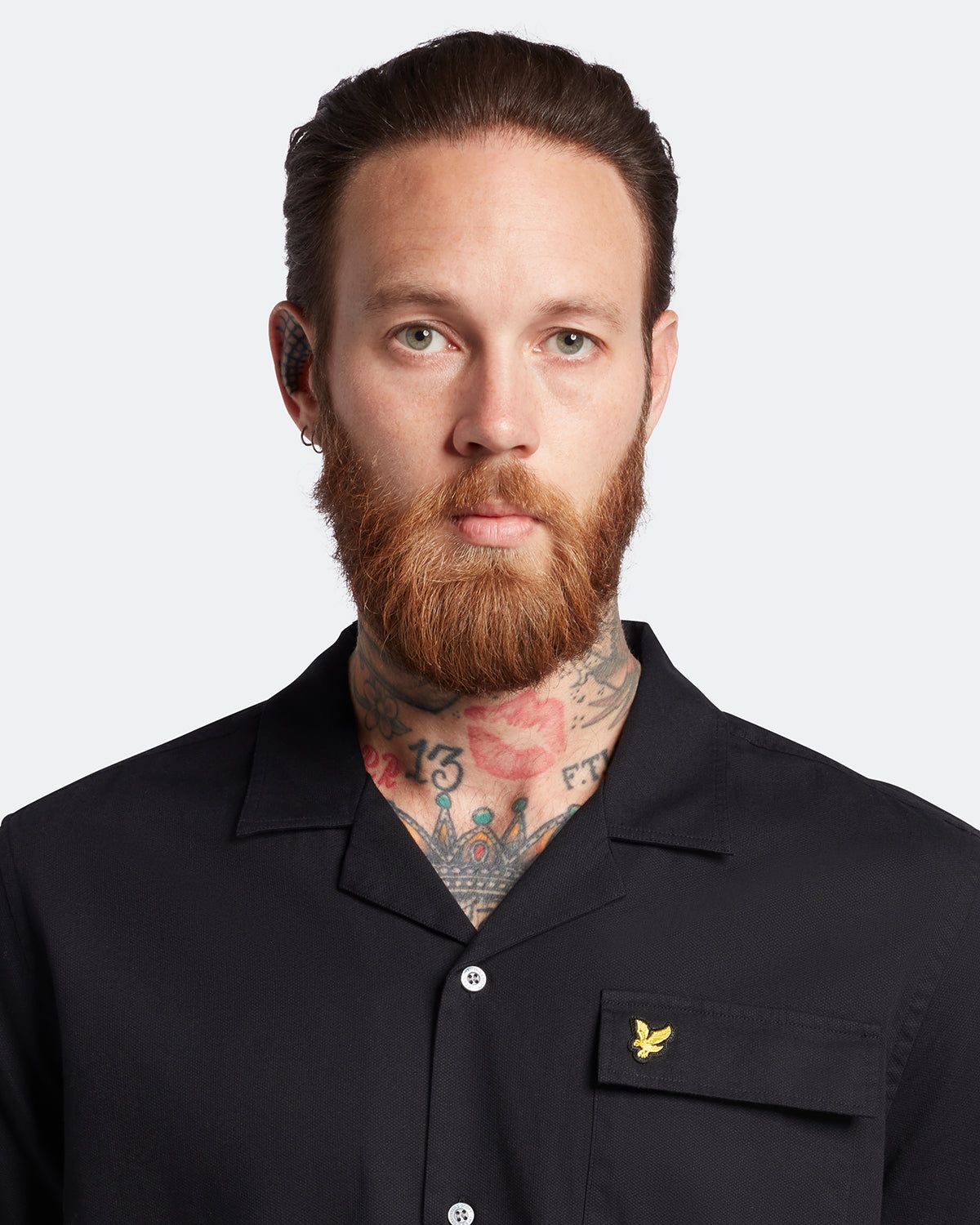 Texture Revere Collar Shirt sold by Lyle & Scott product image thumbnail 4