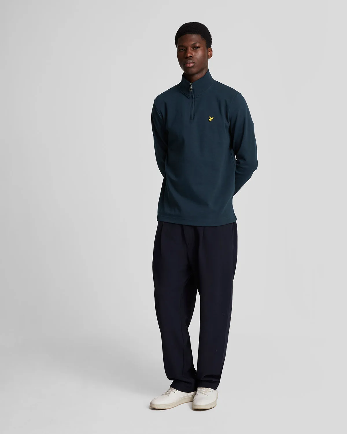 Interlock 1/4 Zip Jumper sold by Lyle & Scott product image thumbnail 2