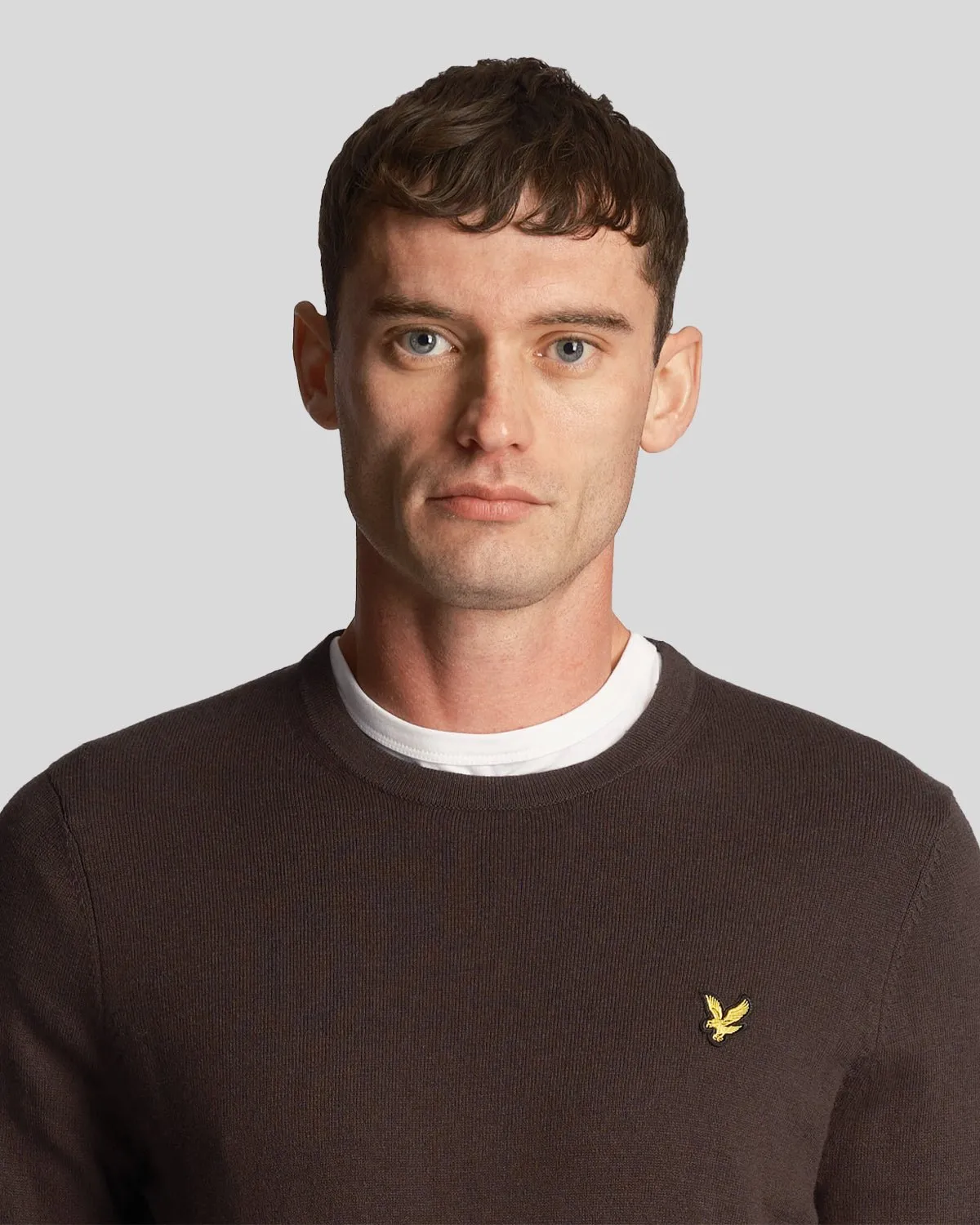 Cotton Merino Crew Neck Jumper sold by Lyle & Scott product image thumbnail 4