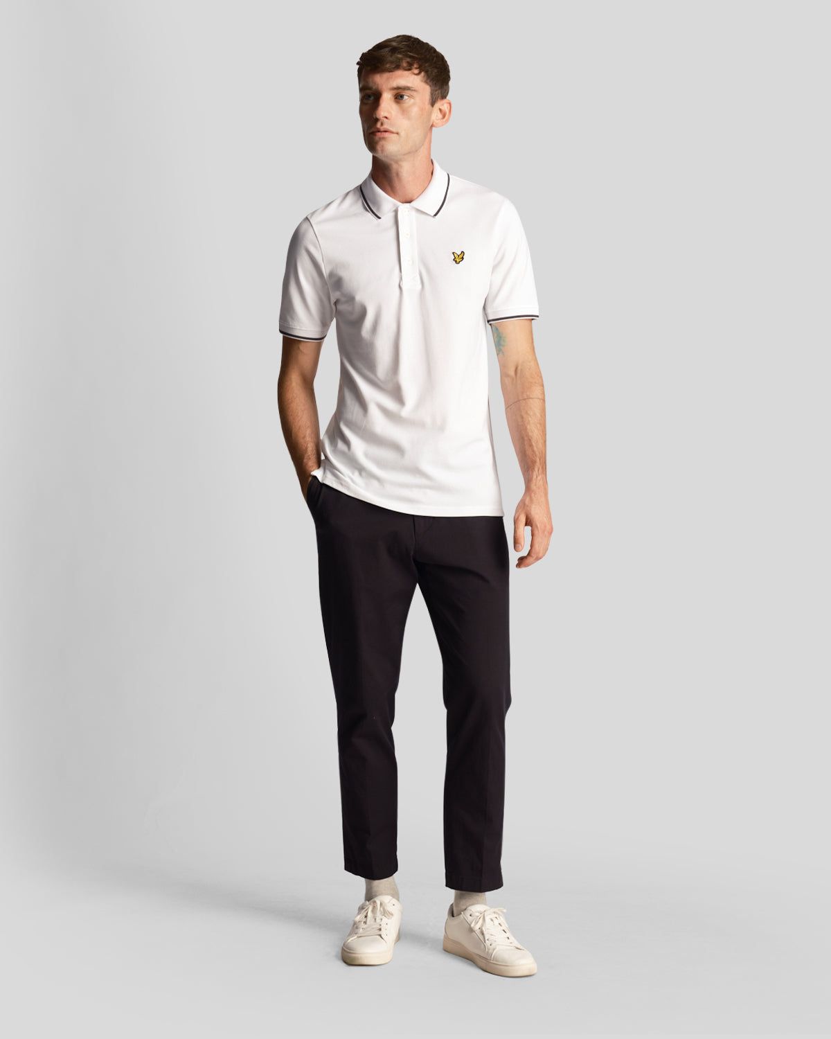 Tipped Polo Shirt sold by Lyle & Scott product image thumbnail 2