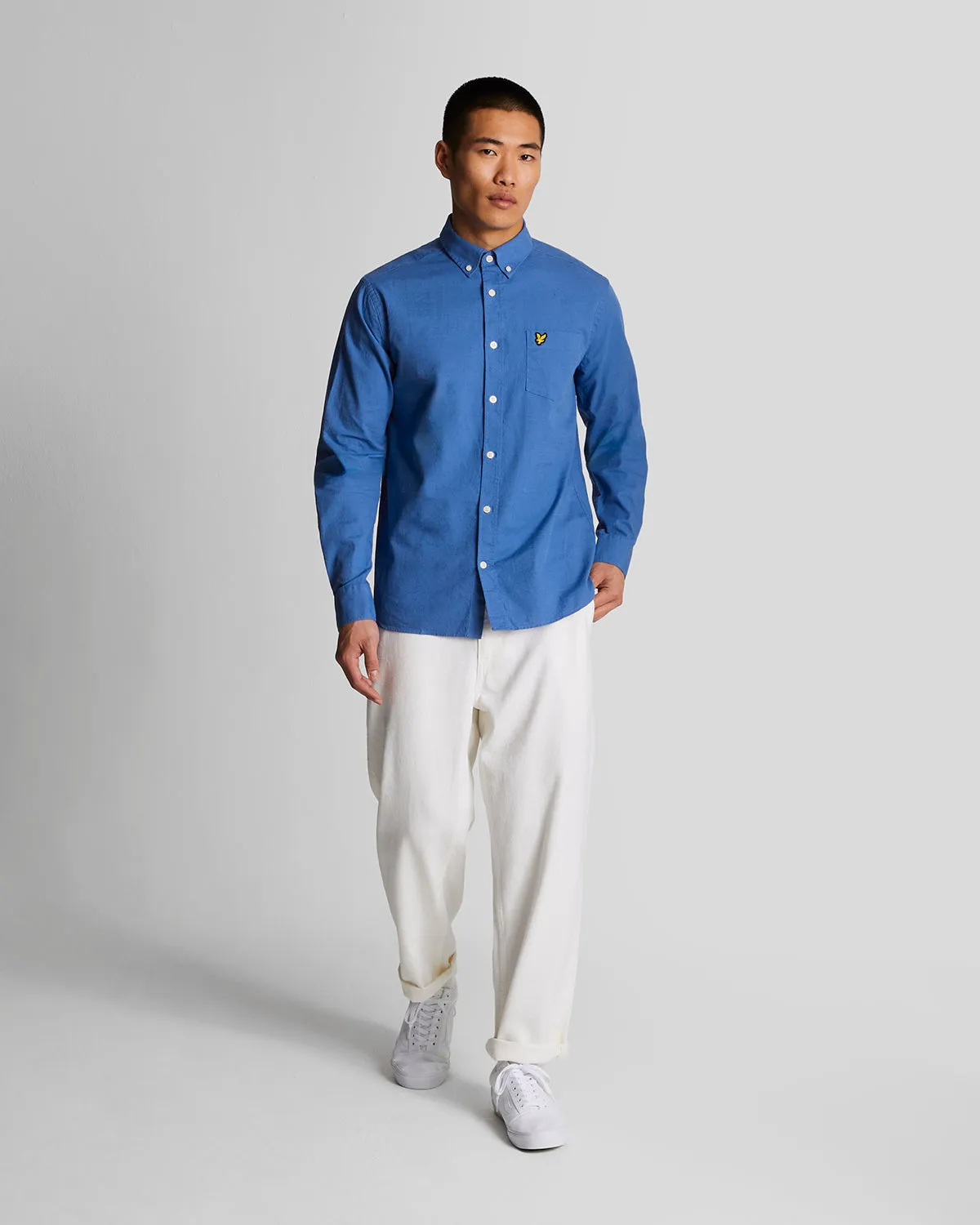 Cotton Linen Button Down Shirt sold by Lyle & Scott product image thumbnail 2