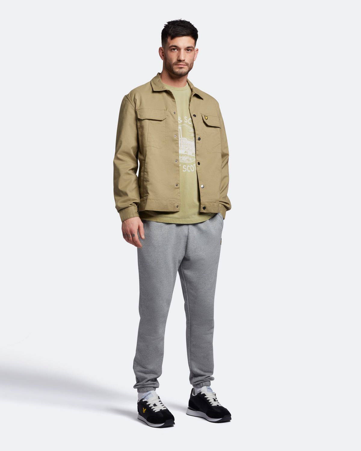 Hawick Print T-Shirt sold by Lyle & Scott product image thumbnail 2