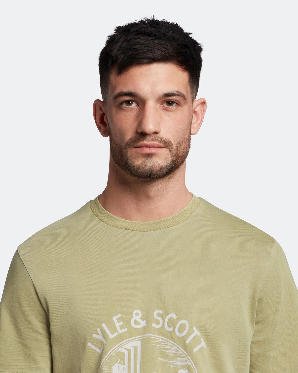 Hawick Print T-Shirt sold by Lyle & Scott product image thumbnail 4
