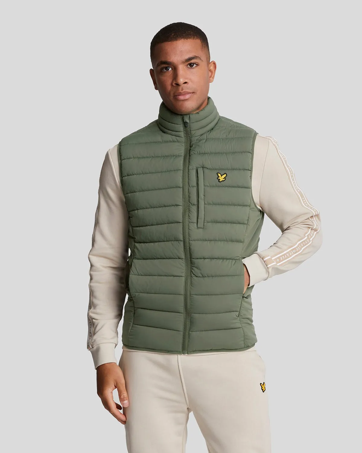 Sports Stretch Lightweight Quilted Gilet sold by Lyle & Scott