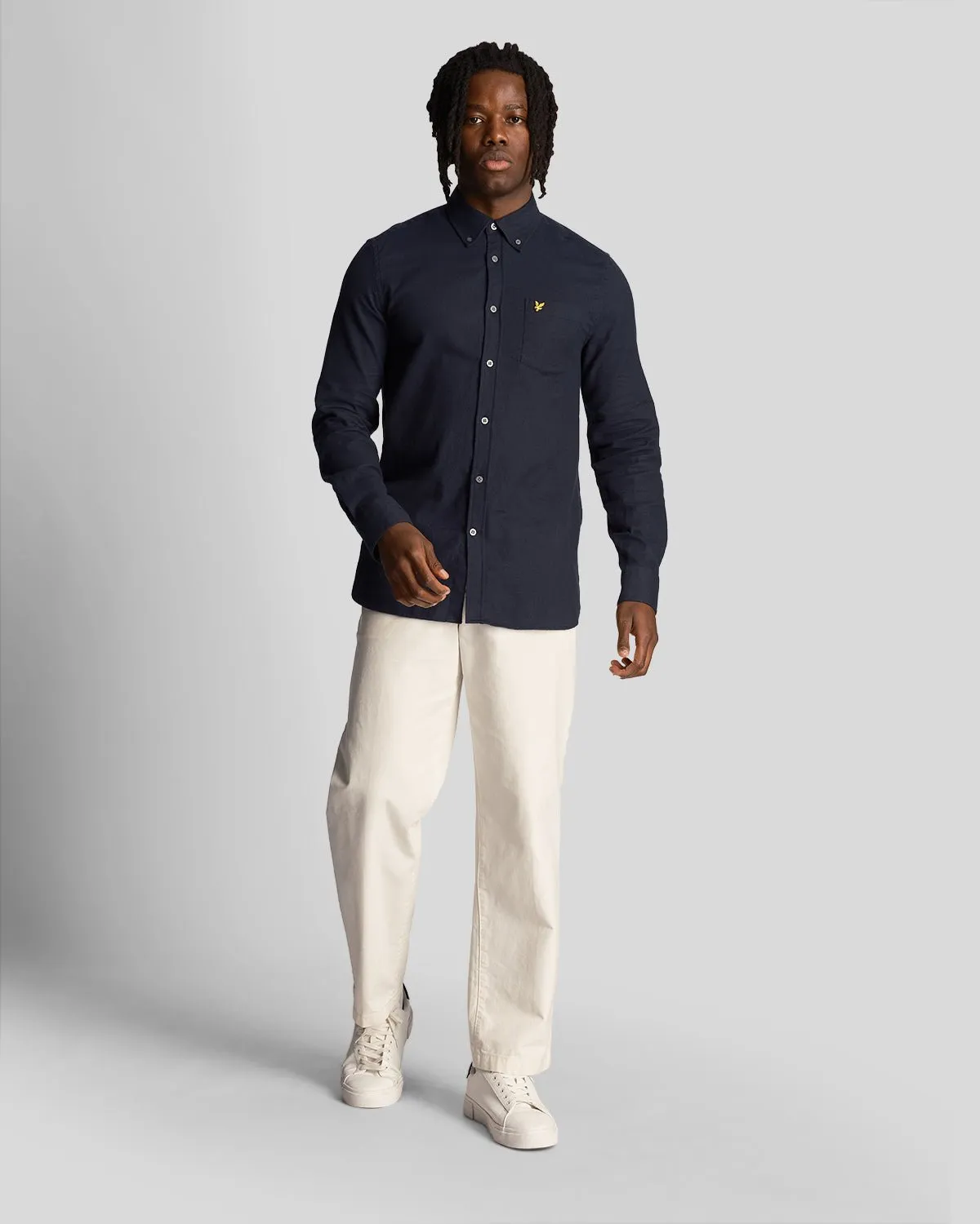 Button Down Flannel Shirt sold by Lyle & Scott product image thumbnail 2