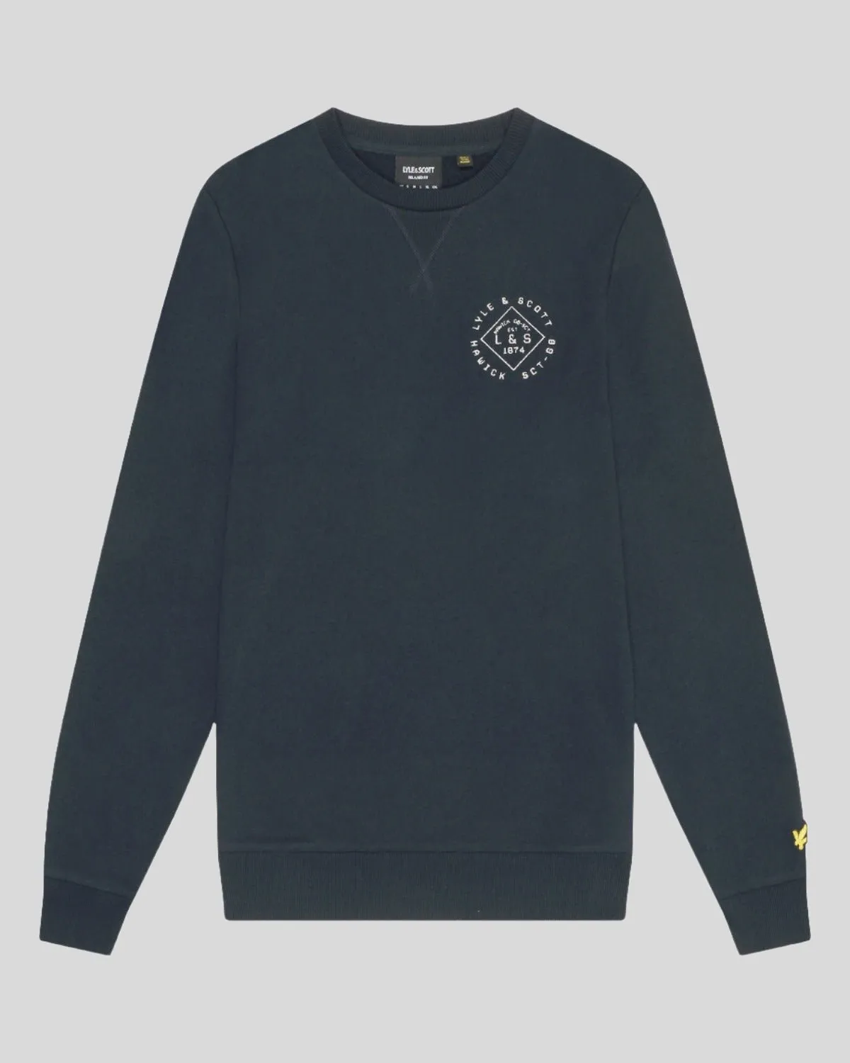 Stamp Crew Neck Sweatshirt sold by Lyle & Scott product image thumbnail 5