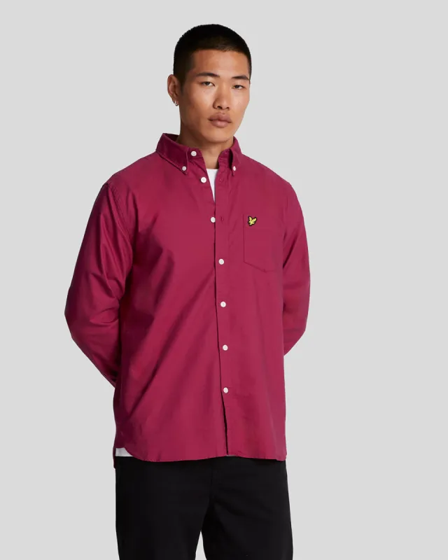 Plain Oxford Shirt sold by Lyle & Scott