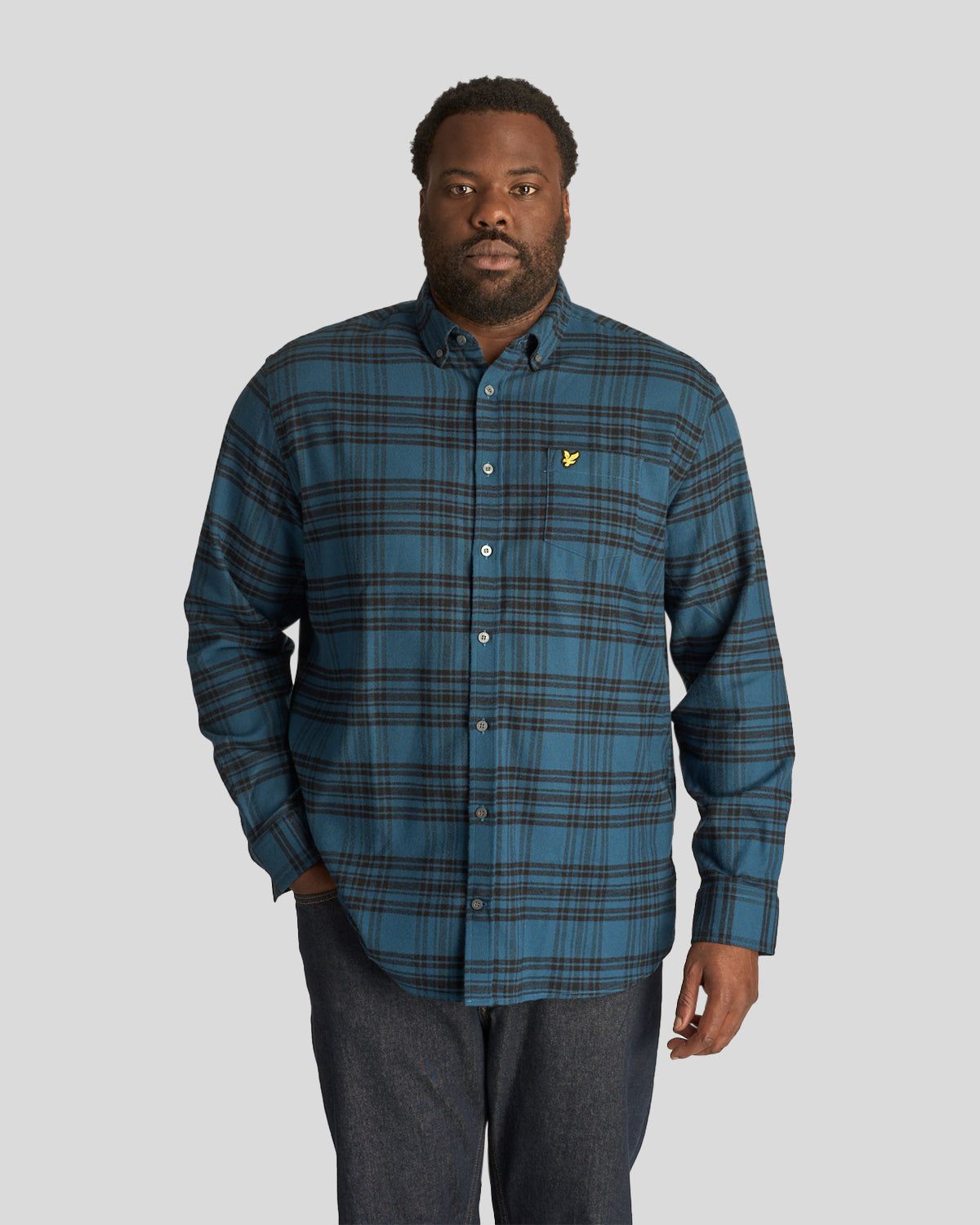 Check Flannel Shirt Plus sold by Lyle & Scott