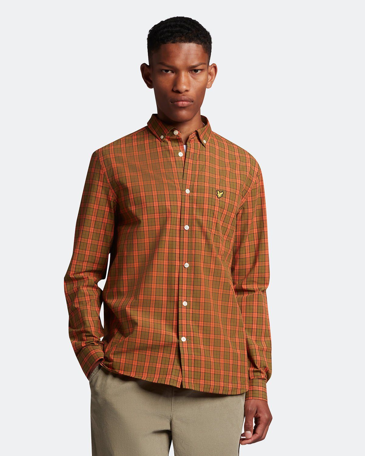 Check Poplin Shirt sold by Lyle & Scott