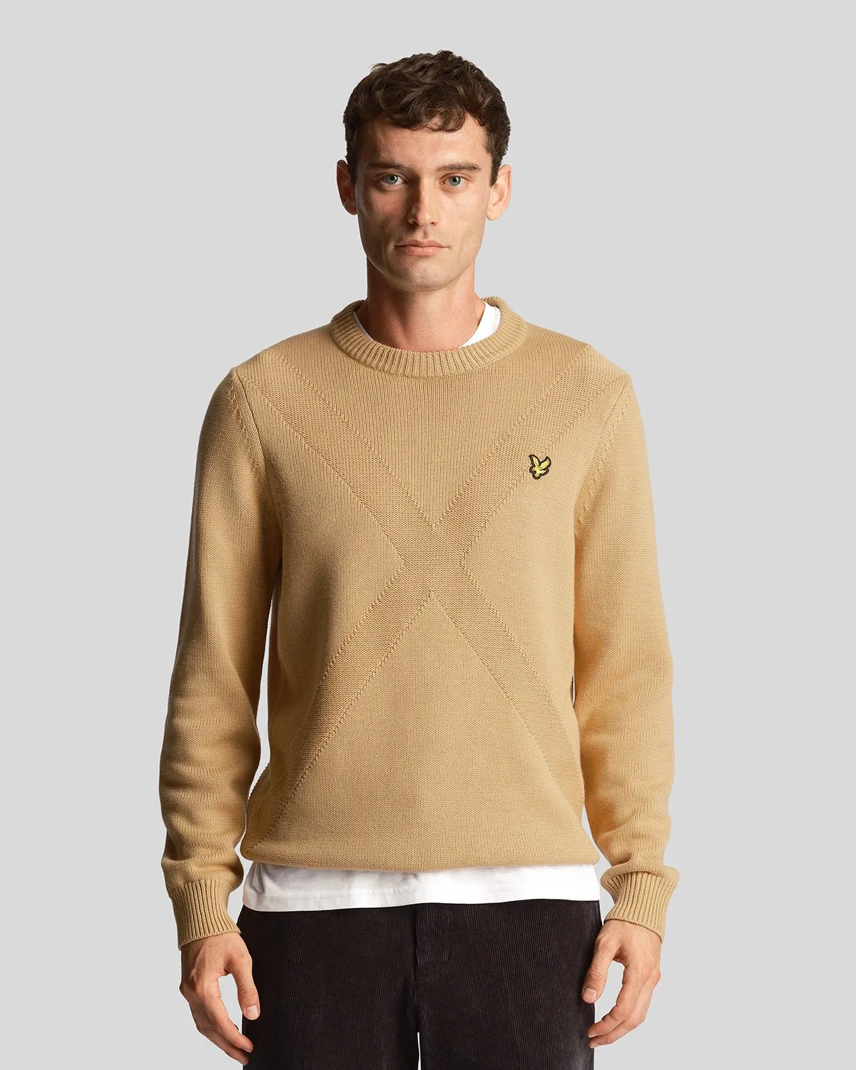 Insignia Crew Neck Jumper sold by Lyle & Scott