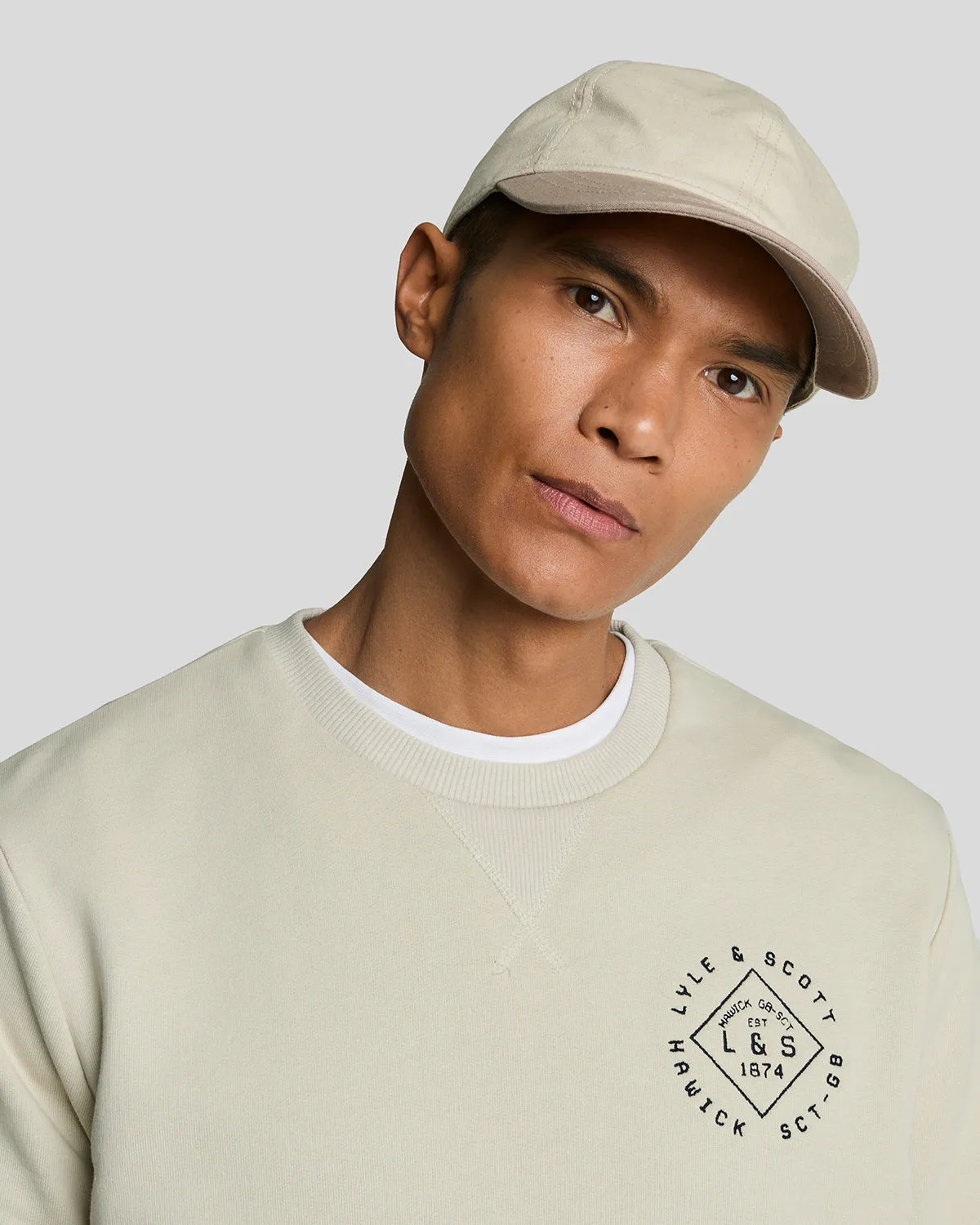 Stamp Crew Neck Sweatshirt sold by Lyle & Scott product image thumbnail 4