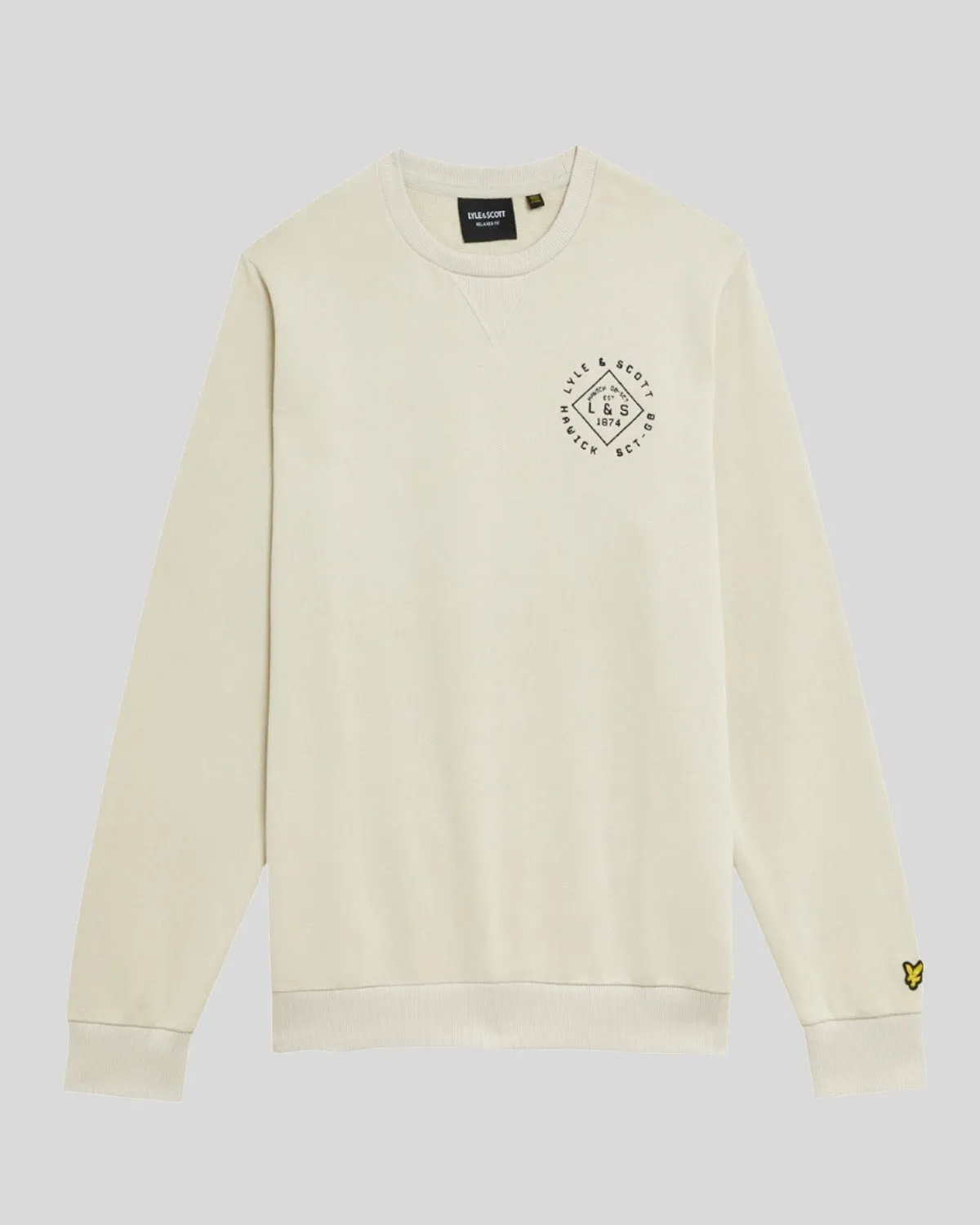 Stamp Crew Neck Sweatshirt sold by Lyle & Scott product image thumbnail 5