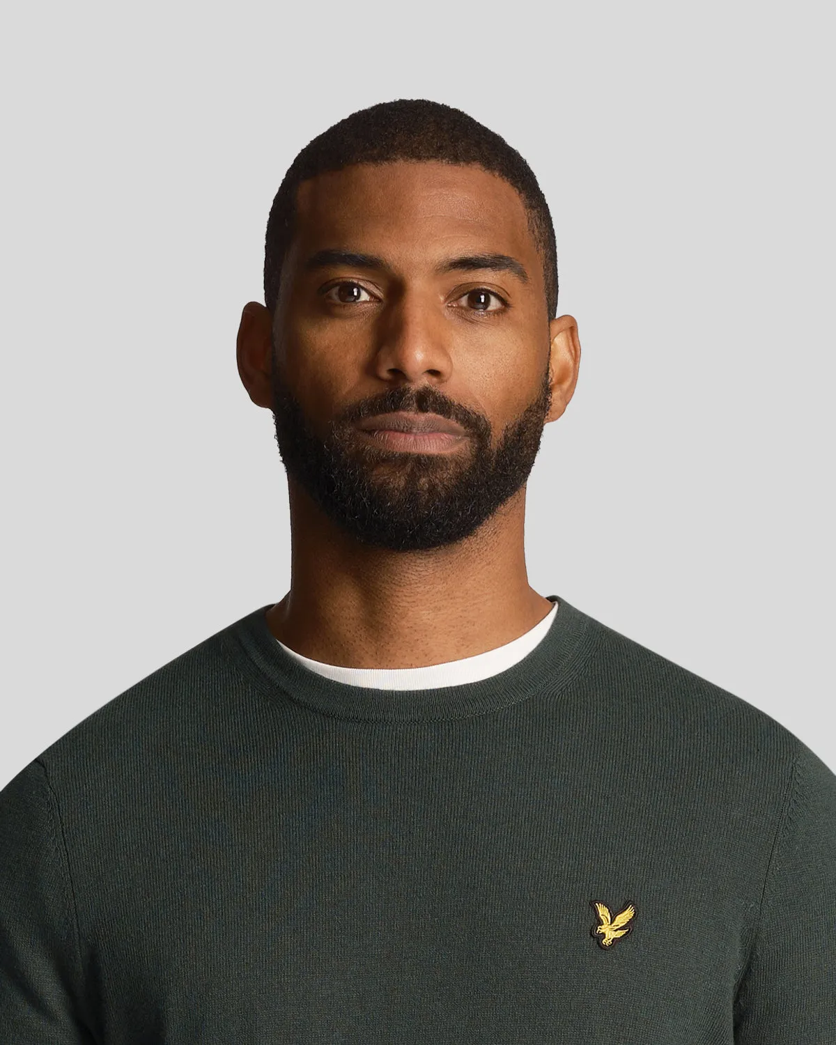 Cotton Merino Crew Neck Jumper sold by Lyle & Scott product image thumbnail 4
