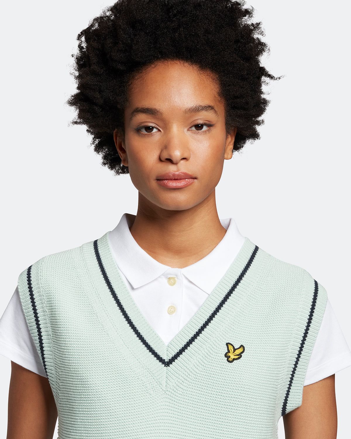 Womens V Neck Vest with Crest sold by Lyle & Scott product image thumbnail 4