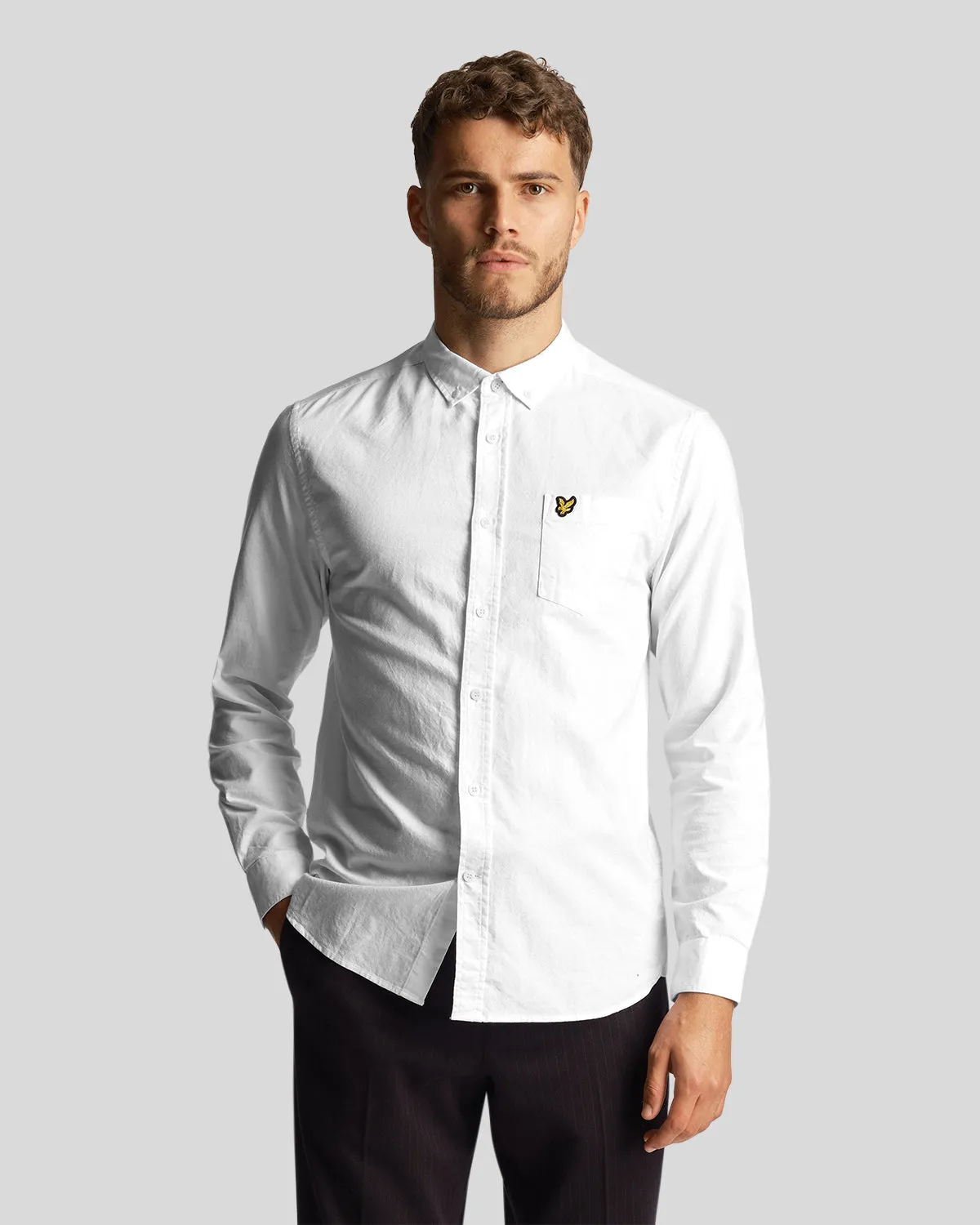 Light Weight Oxford Shirt sold by Lyle & Scott