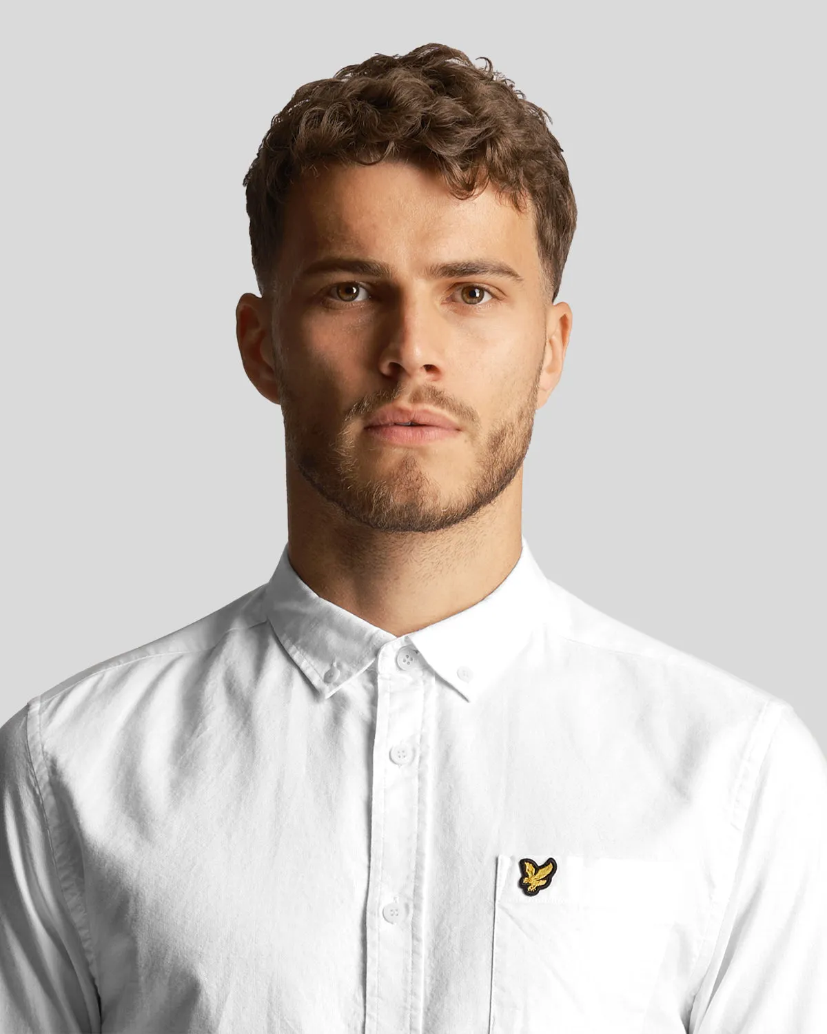 Light Weight Oxford Shirt sold by Lyle & Scott product image thumbnail 4