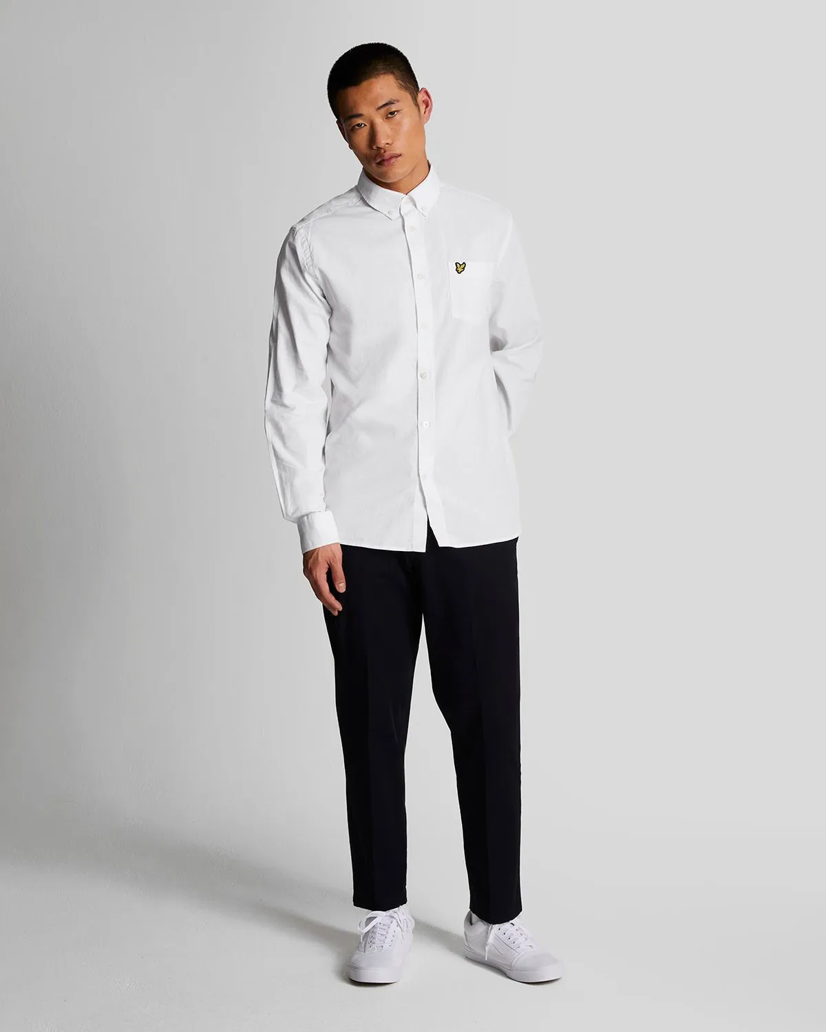 Cotton Linen Button Down Shirt sold by Lyle & Scott product image thumbnail 2