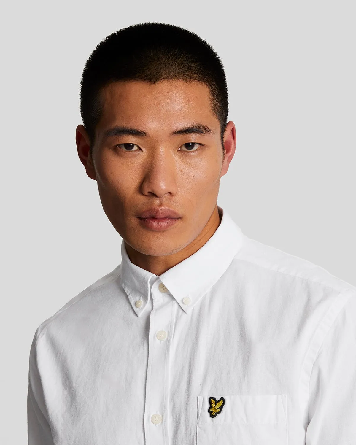 Cotton Linen Button Down Shirt sold by Lyle & Scott product image thumbnail 4