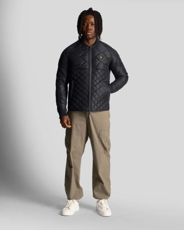 Quilted Bomber Jacket sold by Lyle & Scott