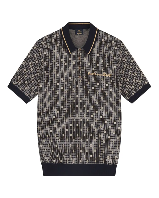 Grid Polo Shirt sold by Lyle & Scott