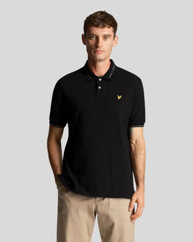 Branded Ringer Polo Shirt sold by Lyle & Scott
