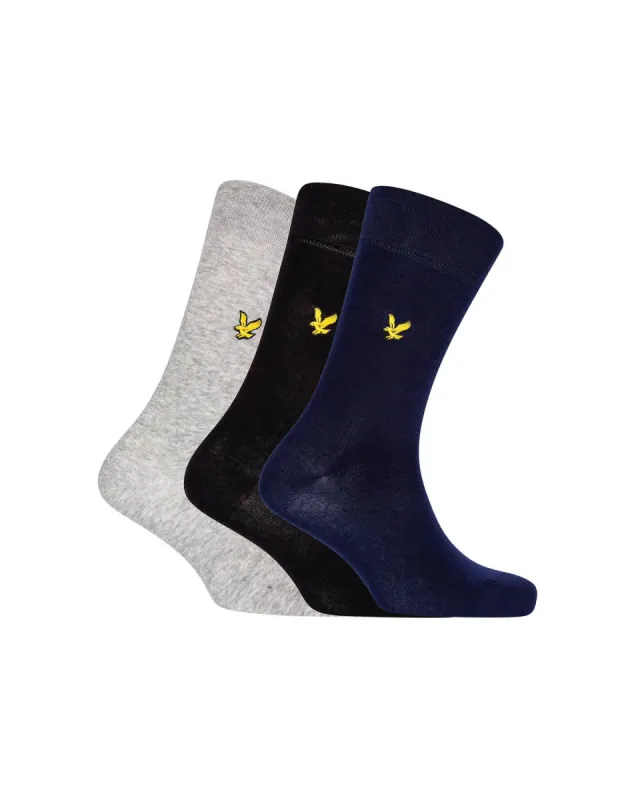 Angus 3 Pack Socks made by Lyle & Scott