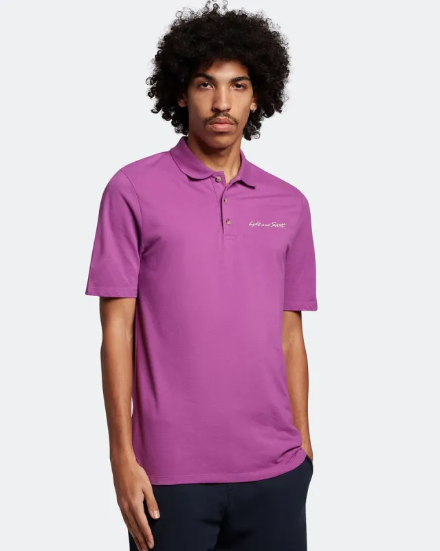 Script Polo Shirt sold by Lyle & Scott