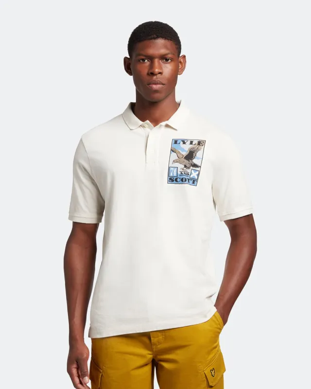 Stamp Print Polo Shirt sold by Lyle & Scott
