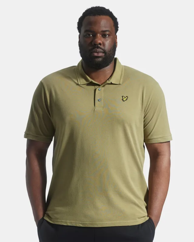 Crest Tipped Polo Shirt Plus sold by Lyle & Scott