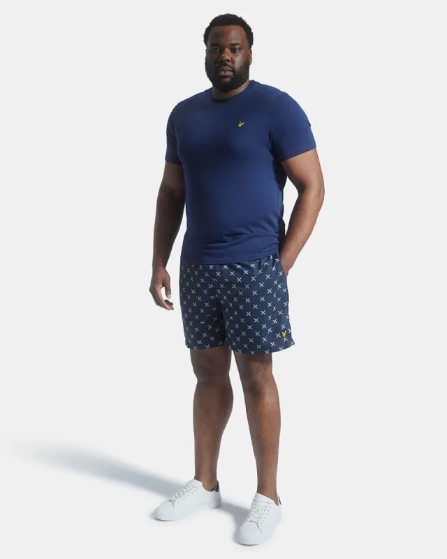 Shuttle Print Swim Short Plus sold by Lyle & Scott