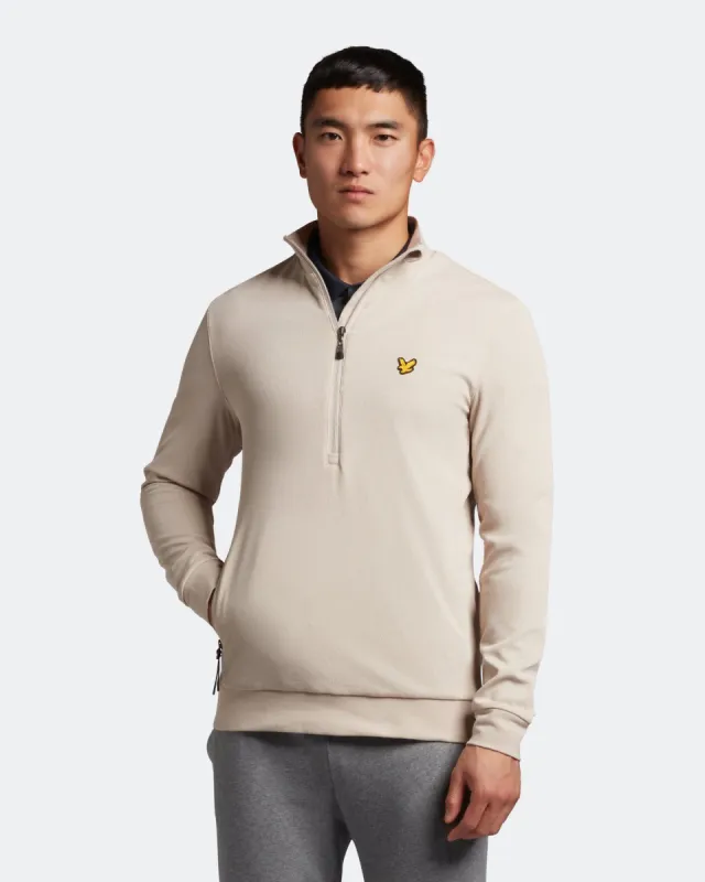Golf Windshield 1/2 Zip Midlayer sold by Lyle & Scott
