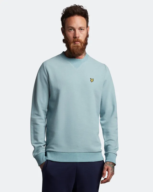 Fine Textured Sweatshirt sold by Lyle & Scott