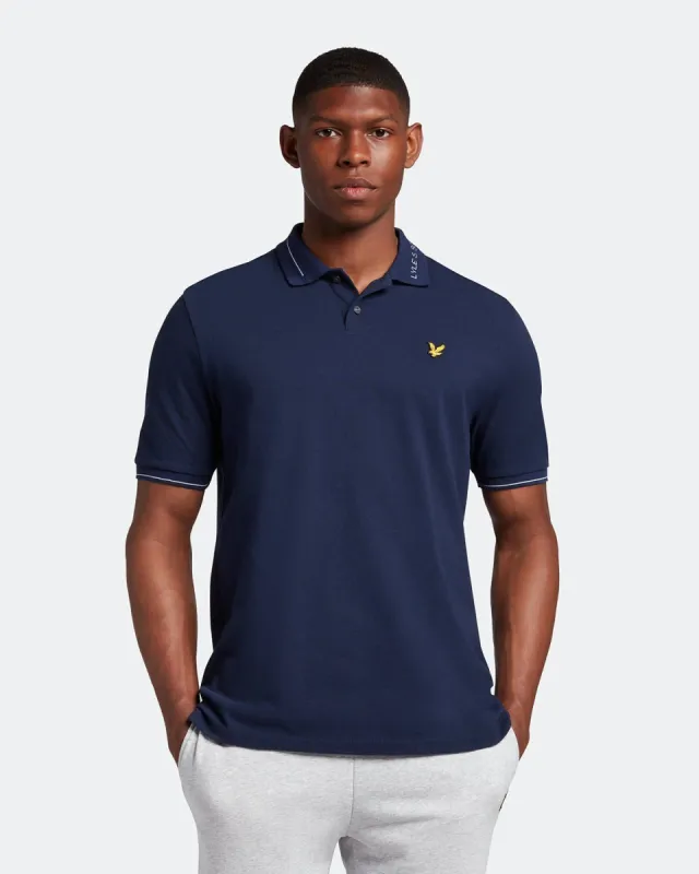 Branded Ringer Polo Shirt sold by Lyle & Scott