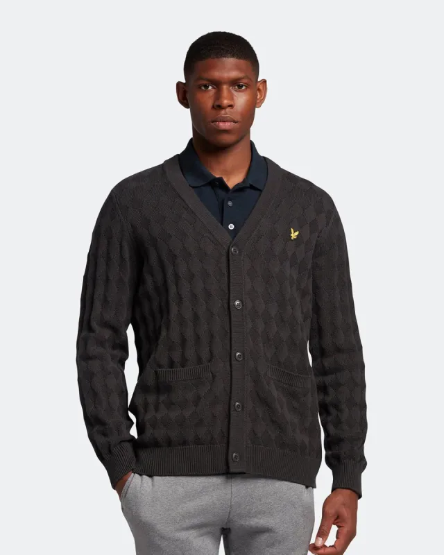 Argyle Cardigan sold by Lyle & Scott