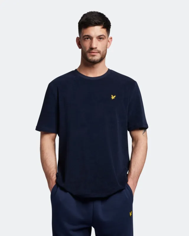 Towelling T-Shirt made by Lyle & Scott