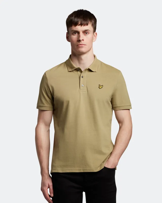 Crest Tipped Polo Shirt sold by Lyle & Scott