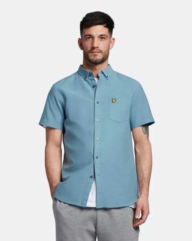 Cotton Slub Short Sleeve Shirt sold by Lyle & Scott