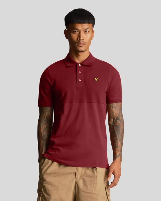 Textured Polo Shirt sold by Lyle & Scott