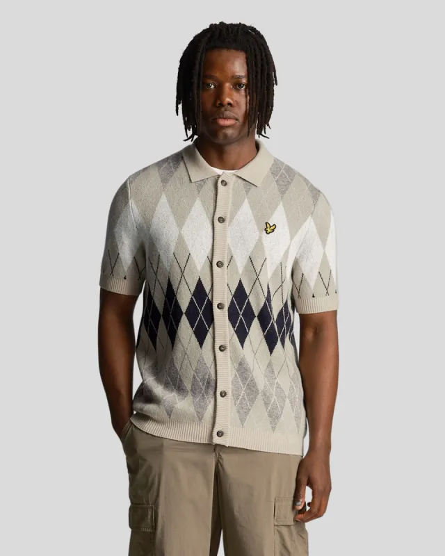Argyle Polo Shirt sold by Lyle & Scott