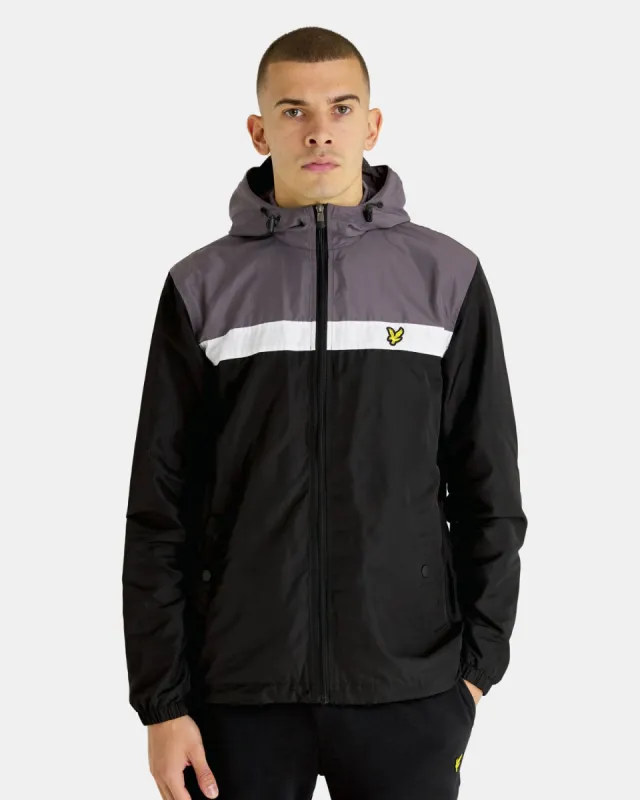 Sports Colour Block Zip Through Hooded Jacket sold by Lyle & Scott