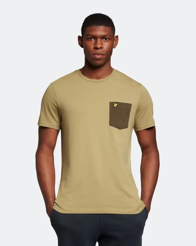 Contrast Pocket T-Shirt sold by Lyle & Scott