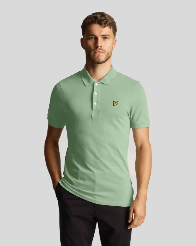 Plain Polo Shirt sold by Lyle & Scott