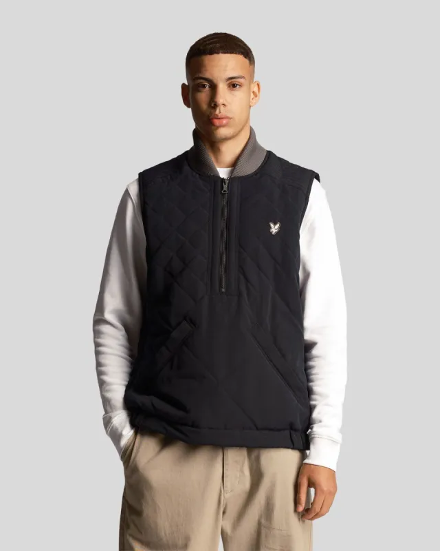 Premium Vintage Quilted Expedition Overhead Gilet sold by Lyle & Scott