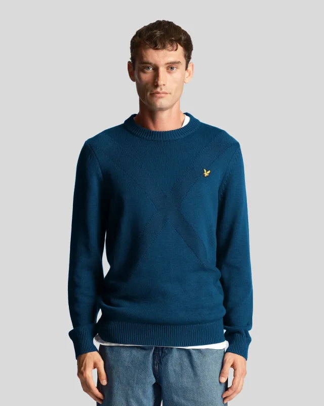 Insignia Crew Neck Jumper sold by Lyle & Scott