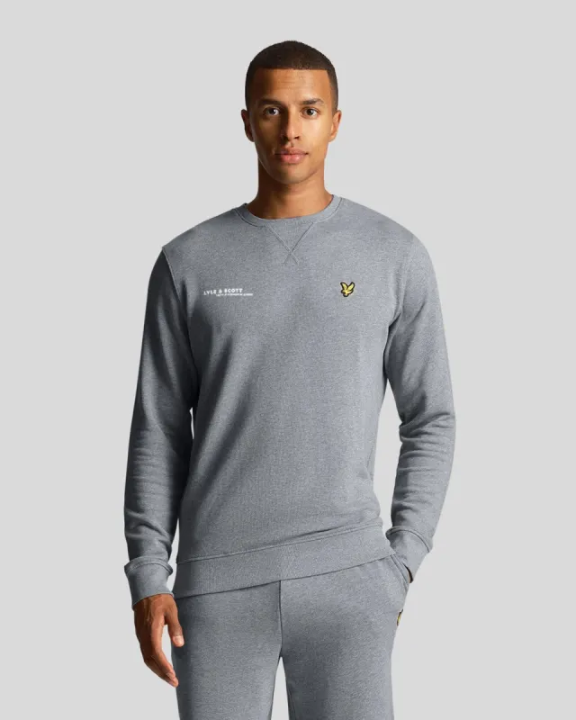 Crew Neck Sweatshirt Co-Ordinates Print sold by Lyle & Scott