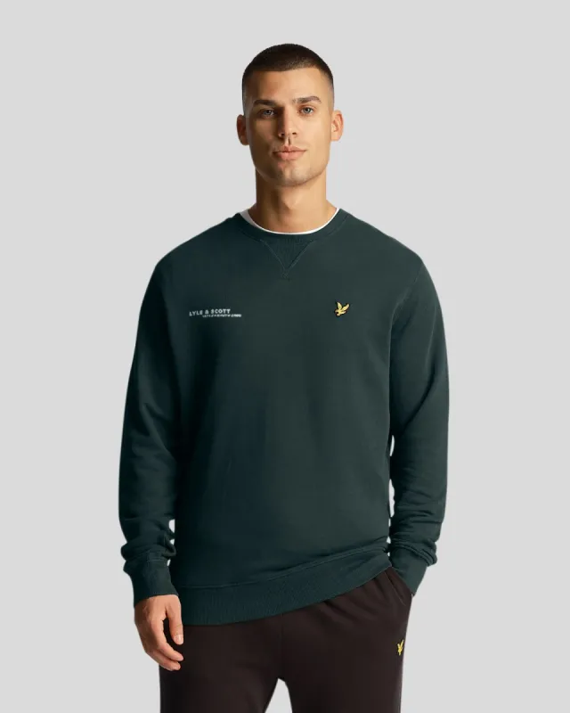 Crew Neck Sweatshirt Co-Ordinates Print sold by Lyle & Scott